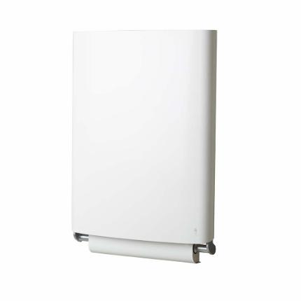 3220-Björk baby changing station white coated with safety strap